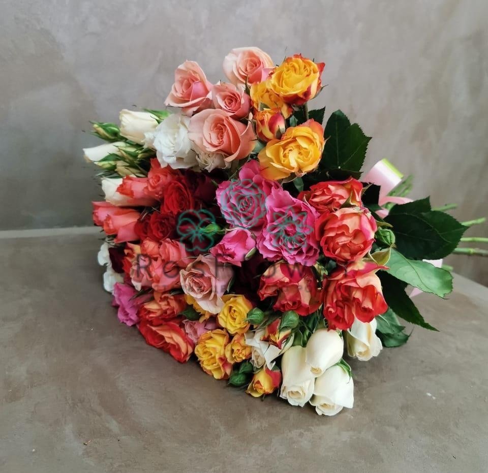 Букет цветов из: Розы в Псотино