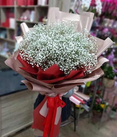 Букет цветов из: Гипсофила в Псотино