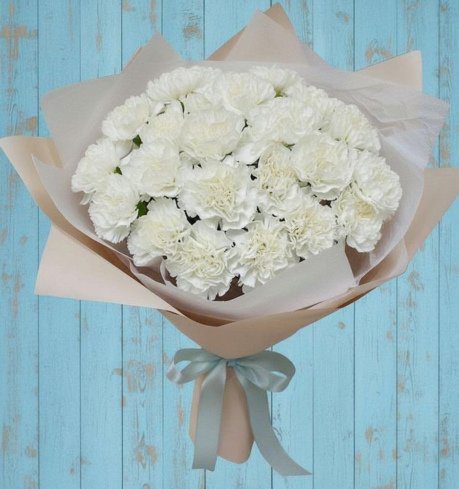 Букет цветов из: Гвоздики в Псотино