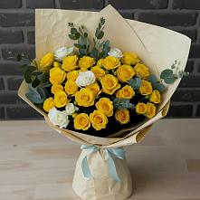 Букет цветов из:  Розы в Псотино