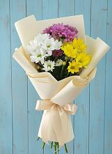 Букет цветов из:  Хризантемы в Псотино