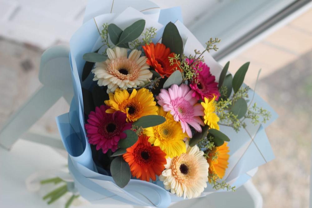 Букет цветов из: Герберы в Псотино