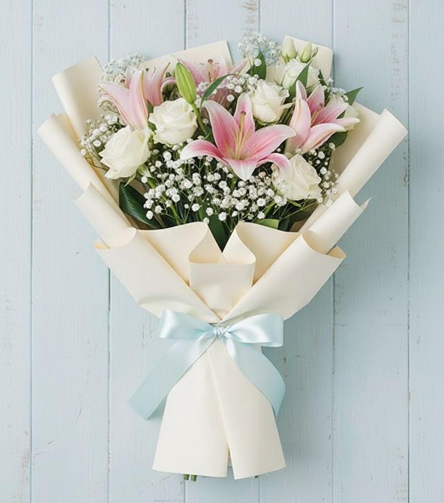 Букет цветов из: Лилии в Псотино