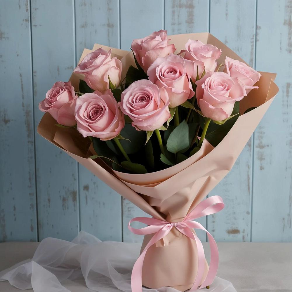 Букет цветов из: Розы в Псотино