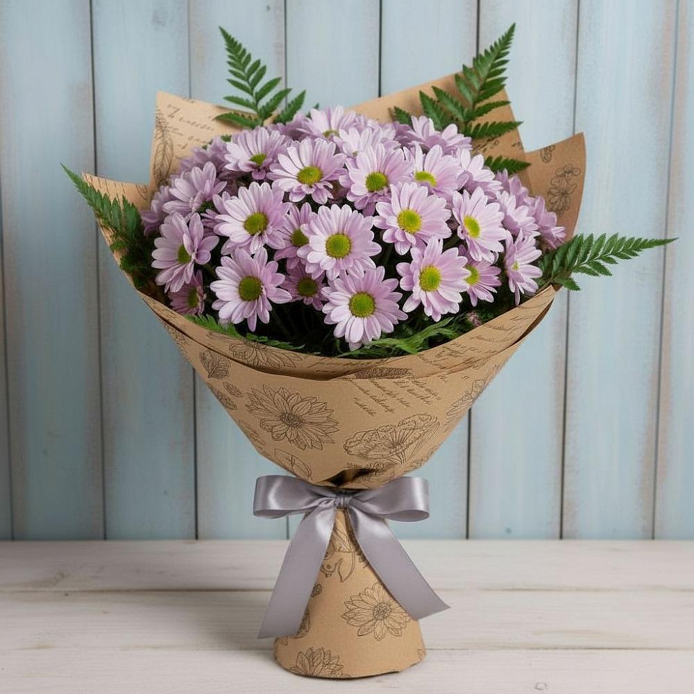 Букет цветов из: Хризантемы в Псотино