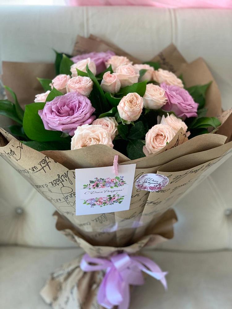 Букет цветов из: Розы в Псотино