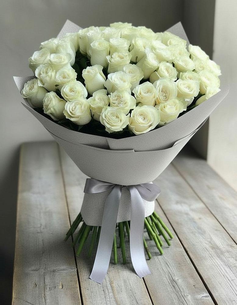 Букет 35 Белых роз в Псотино