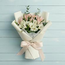 Букет цветов из:  Альстромерии в Псотино