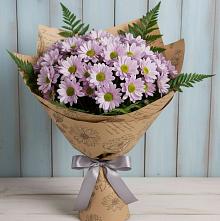 Букет цветов из:  Хризантемы #REPLACE_PRED# Псотино