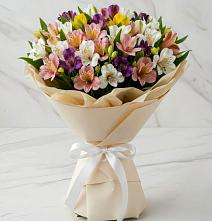 Букет цветов из:  Альстромерии #REPLACE_PRED# Псотино