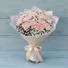 Букет цветов из:  Гвоздики в Псотино