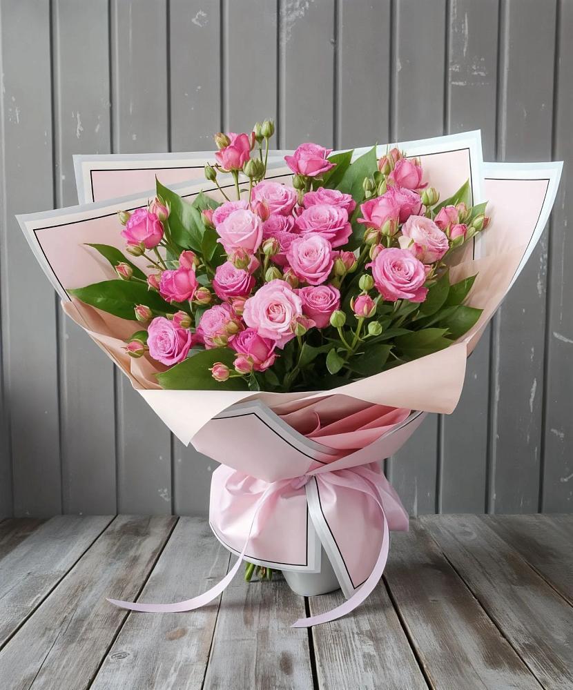 Букет Розовый кустик в Псотино