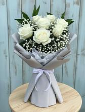Букет цветов из:  Розы в Псотино