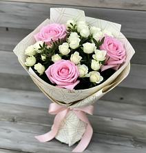 Букет цветов из:  Розы в Псотино