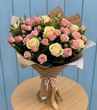 Букет цветов из:  Розы в Псотино