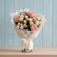 Букет цветов из:  Розы в Псотино