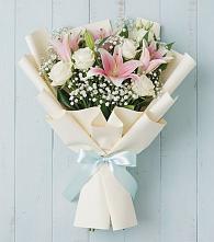 Букет цветов из:  Лилии в Псотино