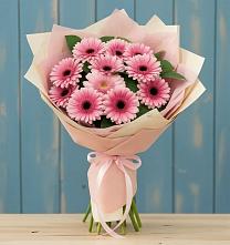 Букет цветов из:  Герберы #REPLACE_PRED# Псотино