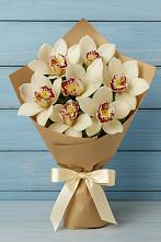 Букет цветов из:  Орхидеи и Розы в Псотино